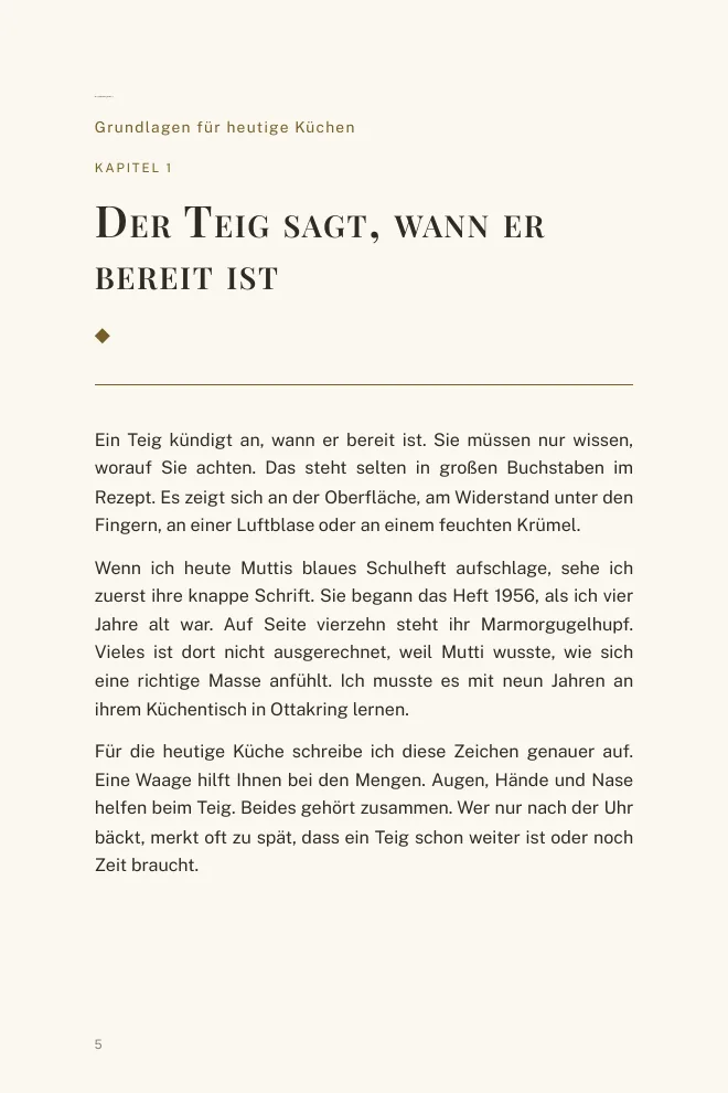 Seite 5 — Der Teig sagt, wann er bereit ist